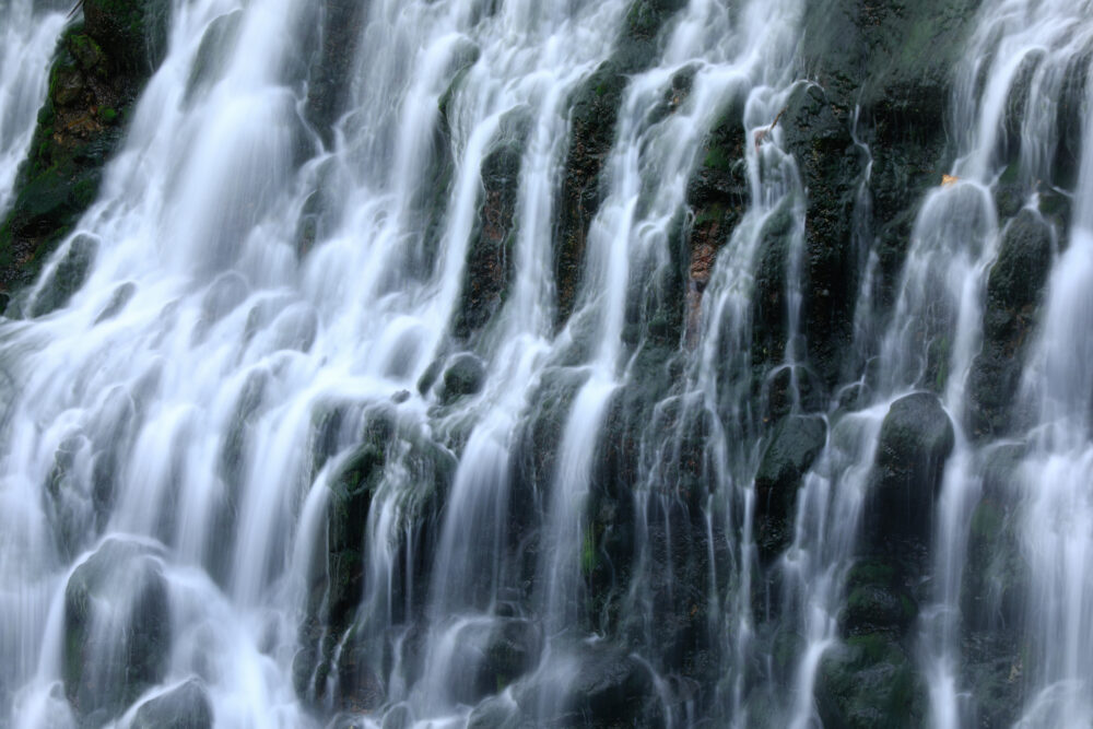 NDフィルターで撮影した滝