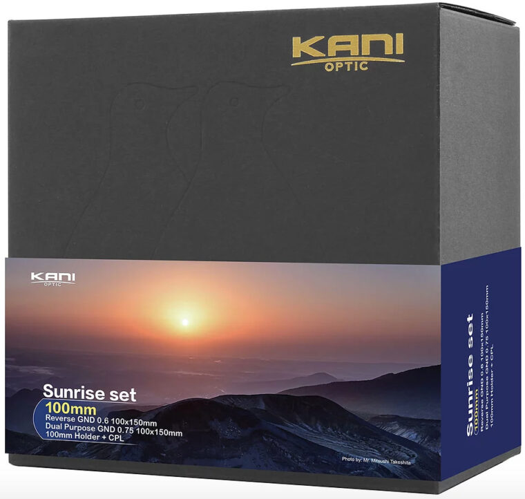 KANI 75mm スターターセット NDフィルター 角型フィルター (75mmホルダー、Dual Purpose GND0.75、ND10 KANI DUAL PURPOSE GND 0.75 NDフィルター KANI 75mm スターターセット