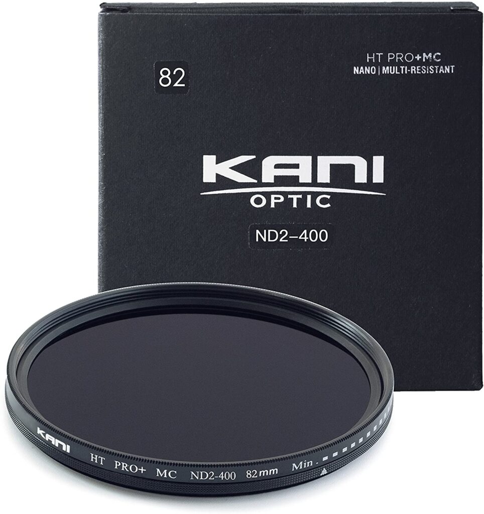 【KANI】カメラ フィルター NDフィルター 可変式 バリアブル ND2-400 (82mm)